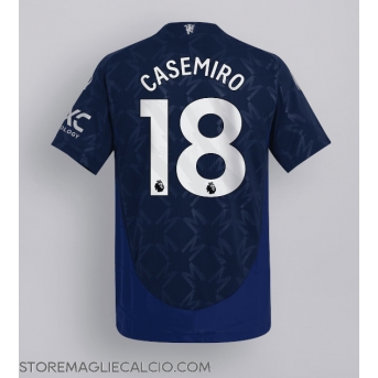 Manchester United Casemiro #18 Maglia Gara Trasferta Repliche 2024-25